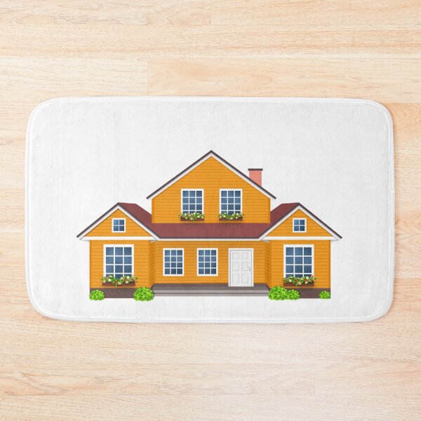 Item preview, House orange , Home villa isolated designed and sold by MarketVisionAV.