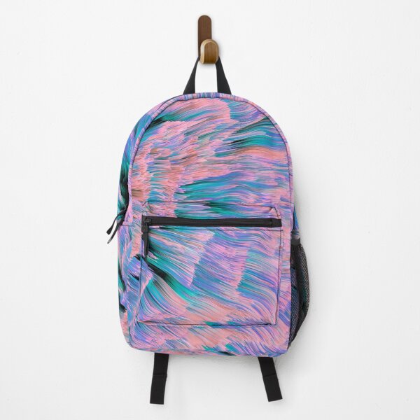 Item preview, Abstract Pattern Holographic Distorted Liquid Oil Waves Glitch Black designed and sold by InvestingRoad.