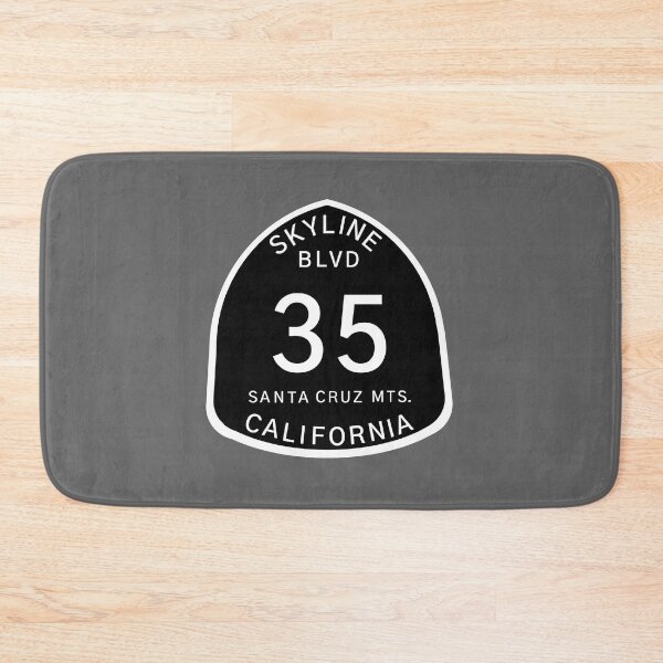 Item preview, Black Highway 35 Sign: Skyline Boulevard - Santa Cruz Mts. designed and sold by milesmoriarty.