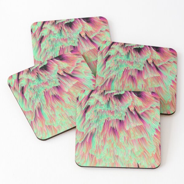 Item preview, Abstract Pattern Holographic Distorted Liquid Oil Waves Glitch Black designed and sold by InvestingRoad.