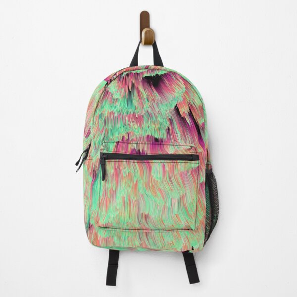 Item preview, Abstract Pattern Holographic Distorted Liquid Oil Waves Glitch Black designed and sold by InvestingRoad.