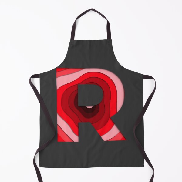 Item preview, The letter - R - Alphabet Series in Red Pattern designed and sold by SimplePickUps.