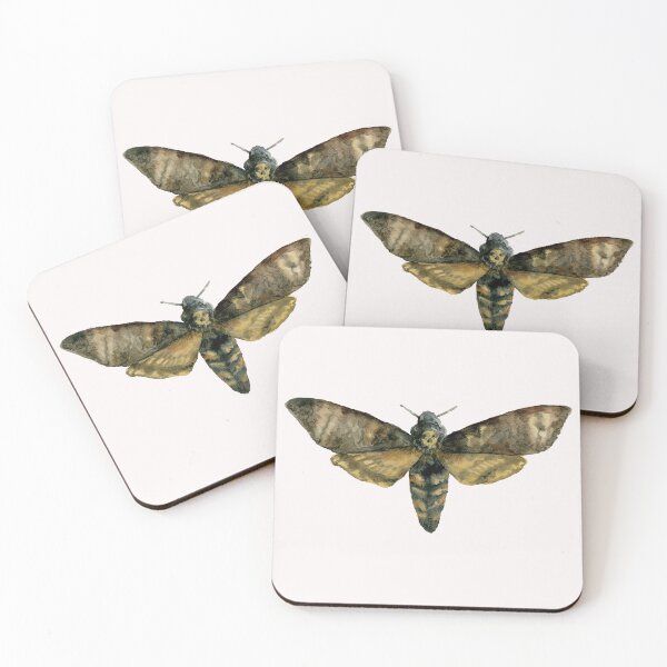 Item preview,  Death's Head Moth designed and sold by The Mysterious Domain Alyne Whiteswan Fine Art Prints and Merch.