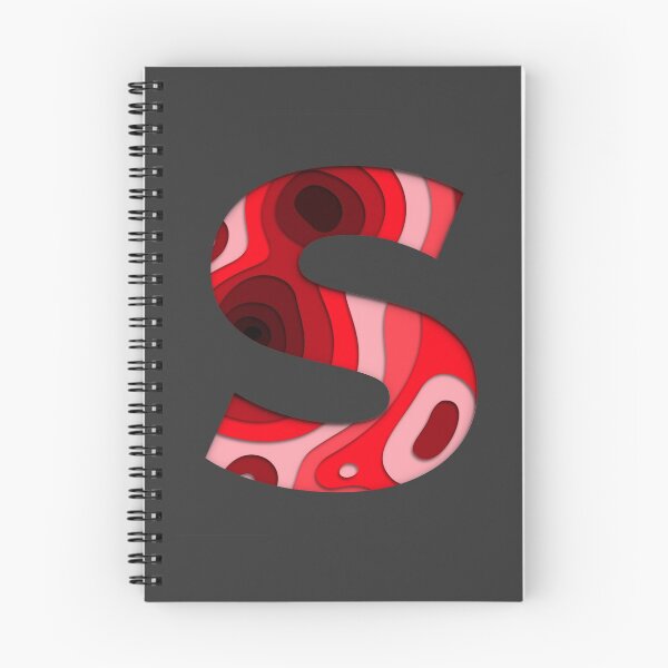 Item preview, The letter - S - Alphabet Series in Red Pattern designed and sold by SimplePickUps.