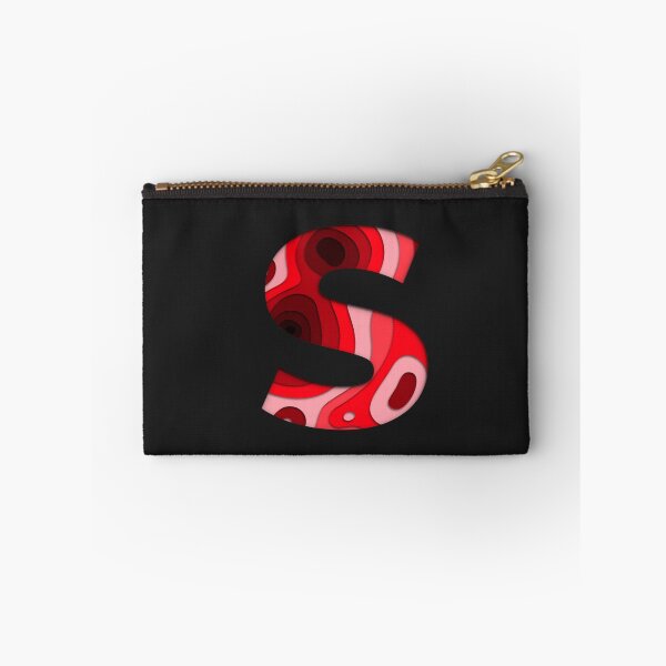 Item preview, The letter - S - Alphabet Series in Red Pattern designed and sold by SimplePickUps.