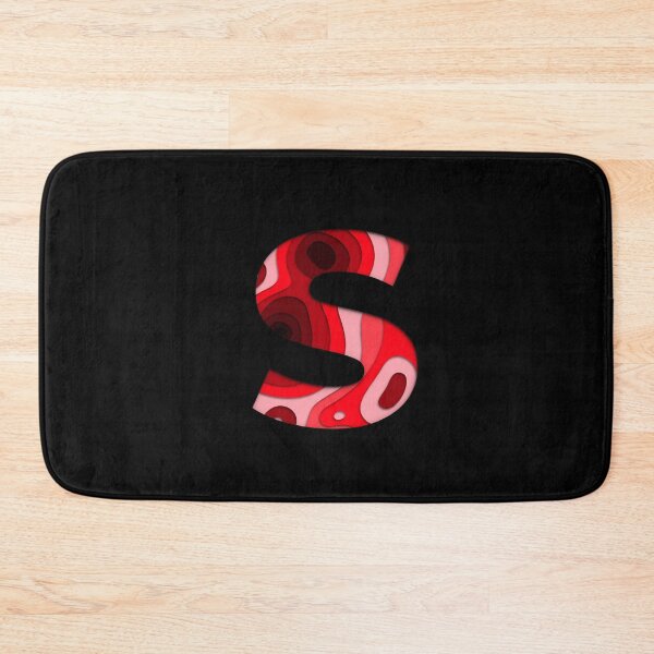 Item preview, The letter - S - Alphabet Series in Red Pattern designed and sold by SimplePickUps.