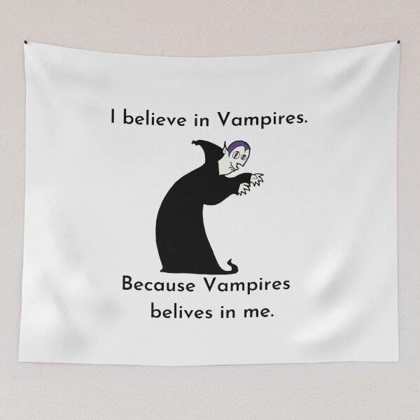 Item preview, I believe in Vampires designed and sold by Paul Eagle.