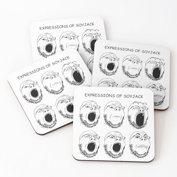 Item preview, WOJAK FUNNY EXPRESSIONS OF SOYJAK SOYJACK WOJACK VEGETBALE NOODLES designed and sold by Rosko-.