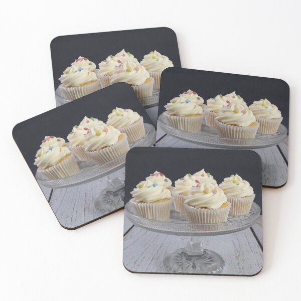 Item preview, Vanilla Sprinkle Cupcakes on a stand designed and sold by sugarrosekitch.