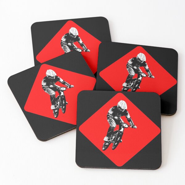Item preview,  bmx red tile designed and sold by ricobarinas.