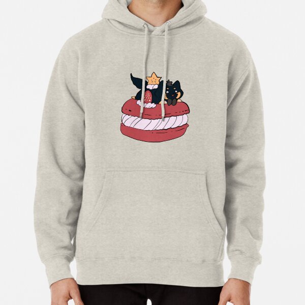 Macaroon Dog Pullover Hoodie