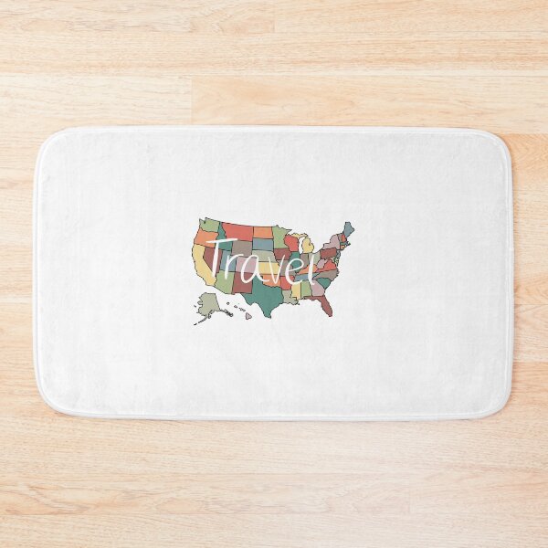 Item preview, Travel US map  designed and sold by nikkimwilks.