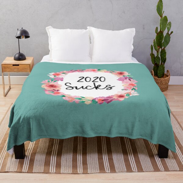 Item preview, 2020 Sucks Pink Floral Message designed and sold by Robin Liefeld.