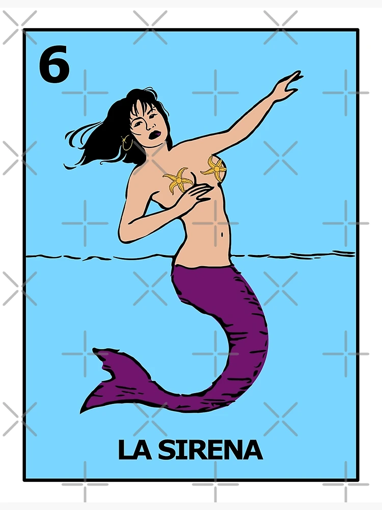 Loteria La Sirena  Poster for Sale by metjackie0