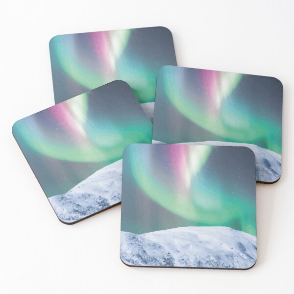 Item preview, Northern Lights over Senja, Norway Travel Artwork designed and sold by Alo.