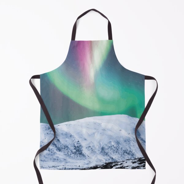 Item preview, Northern Lights over Senja, Norway Travel Artwork designed and sold by Alo.