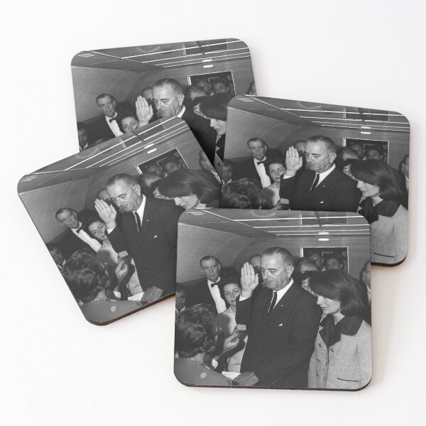 Item preview, LBJ Taking The Oath On Air Force One designed and sold by warishellstore.