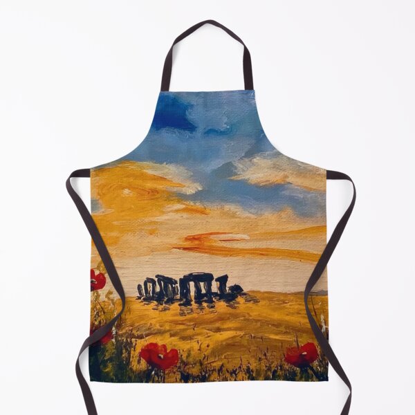 Item preview, Stonehenge and Red Poppies designed and sold by MarjaBrown.