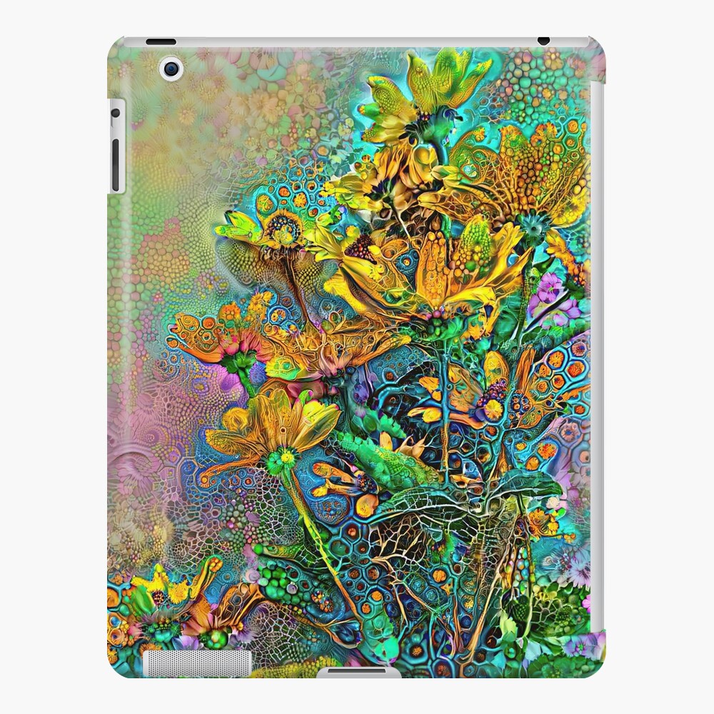 Floral Deepdream abstraction iPad Case & Skin
