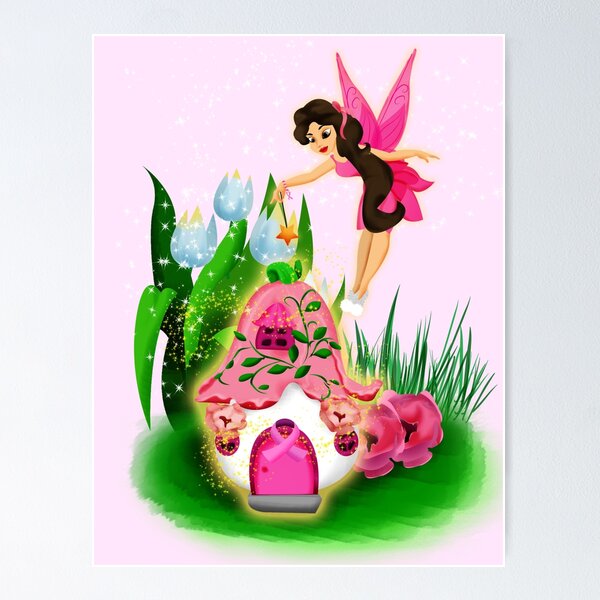 Join Esperanza the Hope and Faith Fairy In Pretty In Pink™ Poster