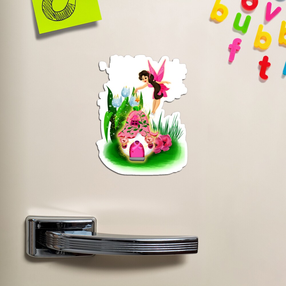 Join Esperanza the Hope and Faith Fairy In Pretty In Pink™ Magnet