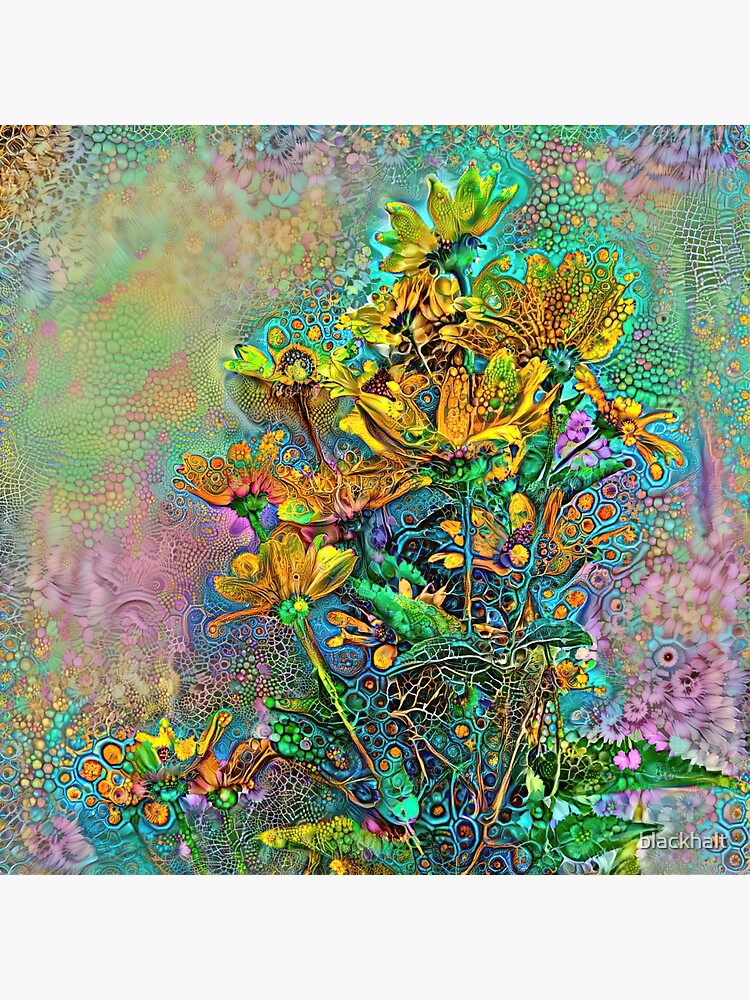 Floral Deepdream abstraction by blackhalt