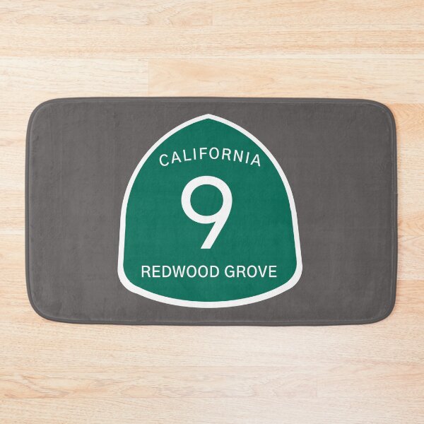 Item preview, Highway 9 Sign: Redwood Grove, California designed and sold by milesmoriarty.