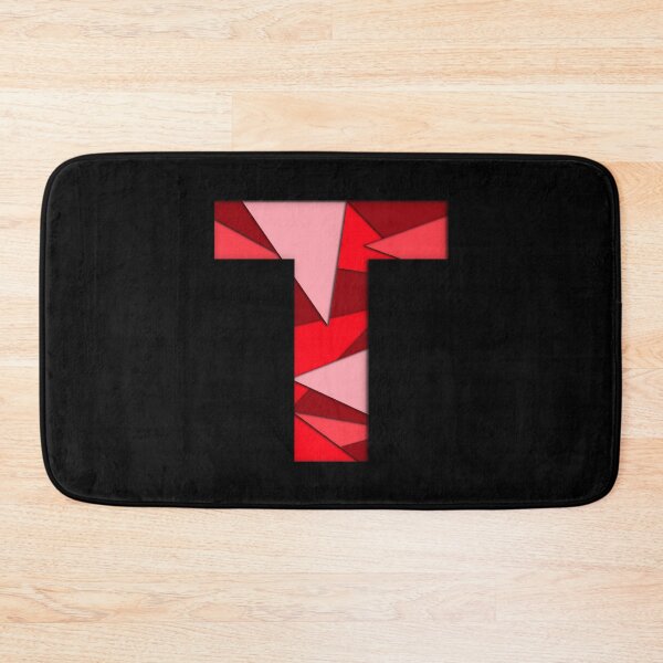 Item preview, The letter - T - Alphabet Series in Red Pattern designed and sold by SimplePickUps.