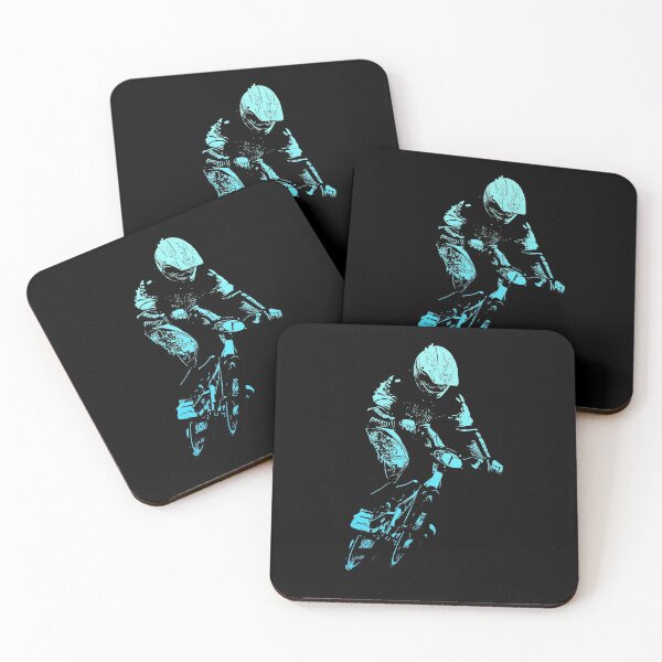 Item preview,   bmx racing turquoise designed and sold by ricobarinas.