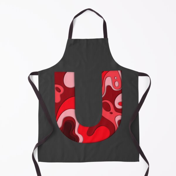 Item preview, The letter - U - Alphabet Series in Red Pattern designed and sold by SimplePickUps.