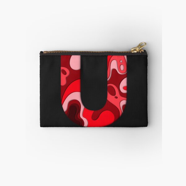 Item preview, The letter - U - Alphabet Series in Red Pattern designed and sold by SimplePickUps.
