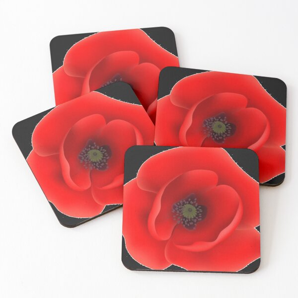 Item preview, Beautiful Red Poppy designed and sold by The Mysterious Domain Alyne Whiteswan Fine Art Prints and Merch.