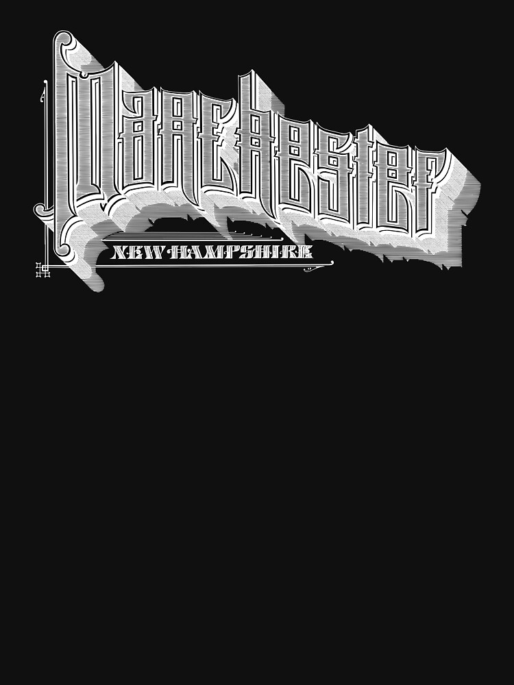 "Vintage Manchester, NH" Tshirt for Sale by DonDota Redbubble
