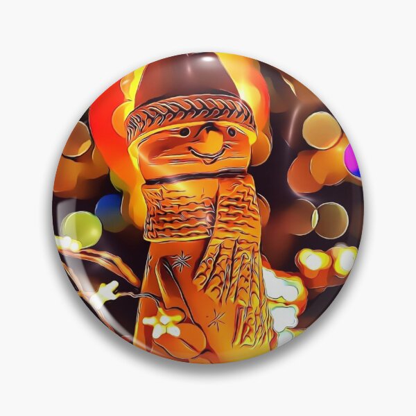 Item preview, Golden Christmas Snowman designed and sold by RitaMaye.
