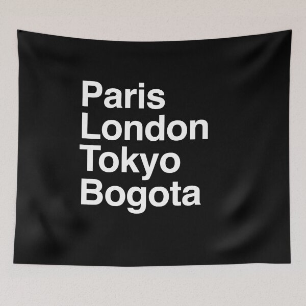 Item preview, Bogota Paris Tokyo London Design designed and sold by Custom365.