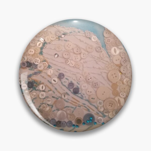 Item preview, Swan button mosaic collage artwork designed and sold by esvb.