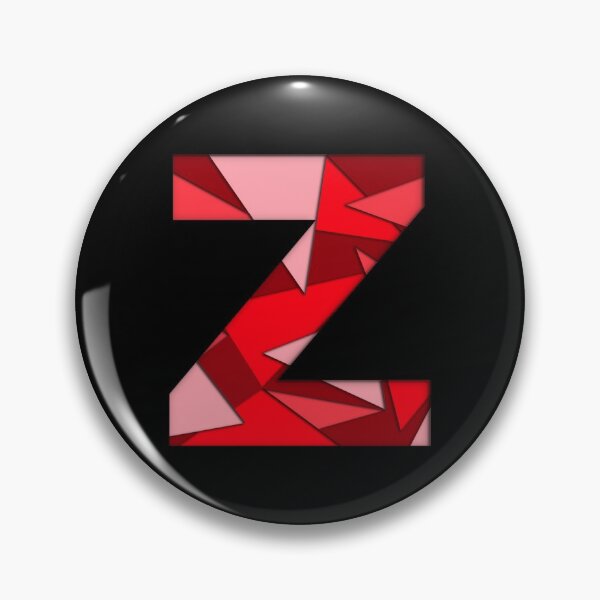 Item preview, The letter - Z - Alphabet Series in Red Pattern designed and sold by SimplePickUps.