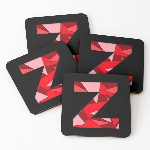 Item preview, The letter - Z - Alphabet Series in Red Pattern designed and sold by SimplePickUps.