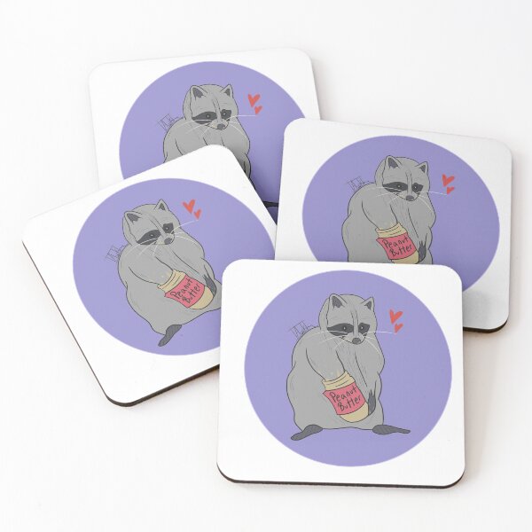 Item preview, Peanut Butter Raccoon designed and sold by Awkwardisahobby.