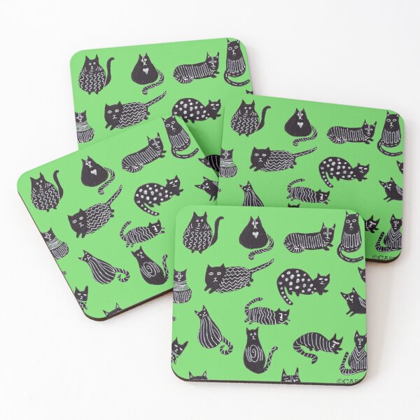 Item preview, Black Cat Brigade designed and sold by Caryn Strauss-Smith.