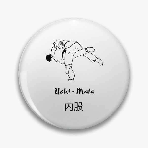 Item preview, Uchi-Mata Judo Throw Black designed and sold by PositiveSensei.