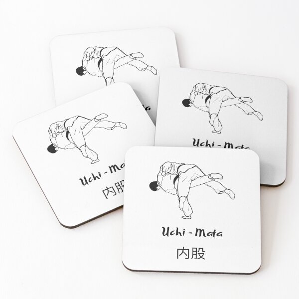 Item preview, Uchi-Mata Judo Throw Black designed and sold by PositiveSensei.