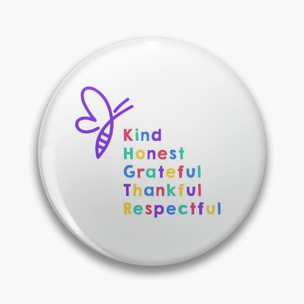 Item preview, Be Kind, Be Honest, Be Grateful, Be Thankful, Be Respectful designed and sold by OdmiDesign.