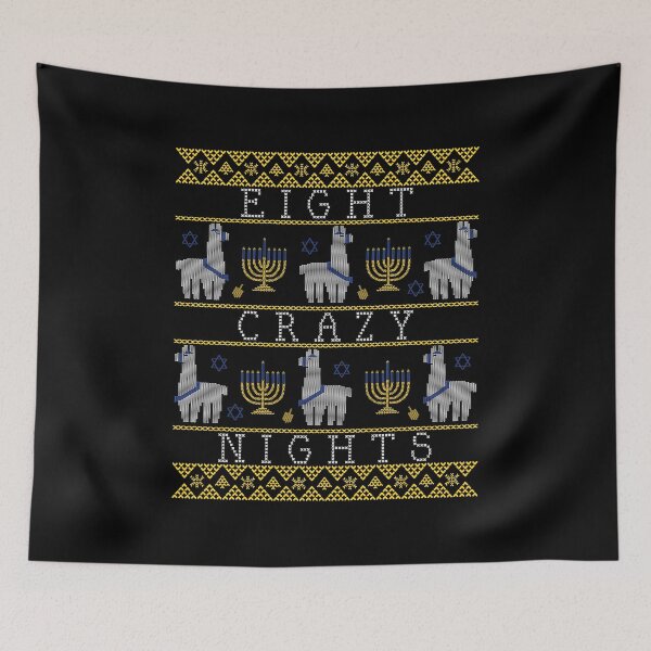 Item preview, Funny Hanukkah, Eight Crazy Nights Ugly Sweater designed and sold by Shirtness.