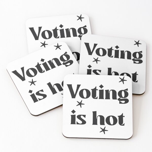 Item preview, Voting is hot designed and sold by sociedadsecreta.