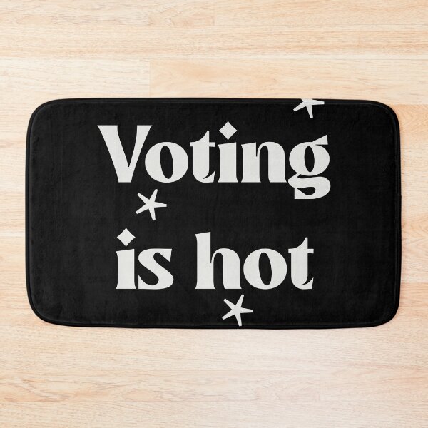 Item preview, Voting is hot designed and sold by sociedadsecreta.