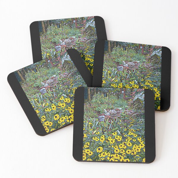 Item preview, Black Eyed Susans in the Garden designed and sold by Figglywig Art Studios.