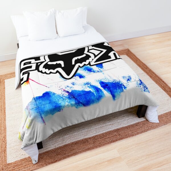 fox racing logo Comforter