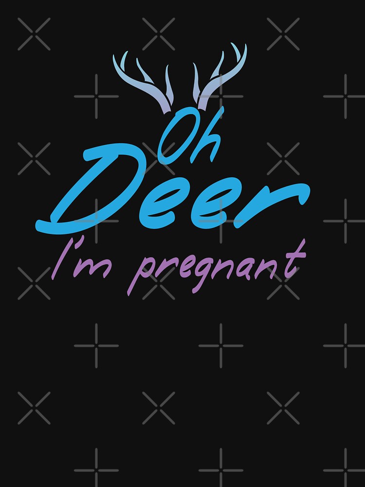 Deer christmas pregnancy announcement