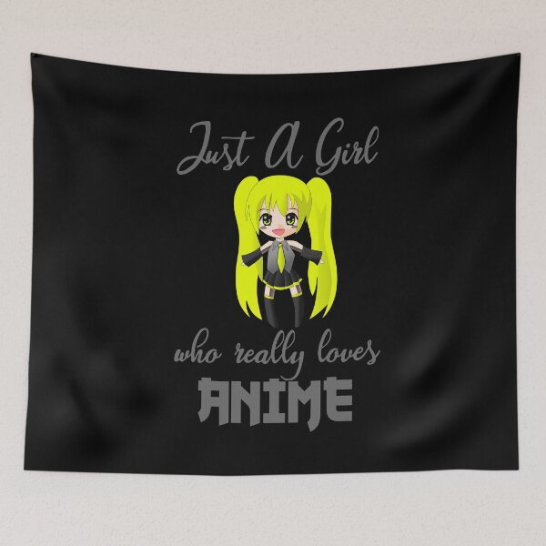 Item preview, GIRL WHO LOVES ANIME designed and sold by PRINTED ..